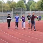 Walking and talking with friends was refreshing for some students during a Spiritual Renewal Week that focused on Sabbath practices