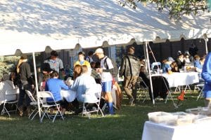 Fan appreciation meal, hosted by the Booster Club