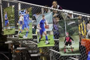Senior soccer players
