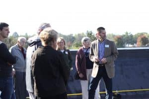 Touring the new elementary school building