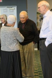 Class of '59 reunion (Robert Mast, center)