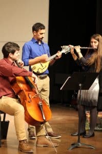 Caleb Schrock-Hurst, Perry Blosser and Rachel Shenk Stutzman, class of 2014