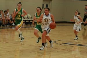 Girls basketball, Katy Bergey passes 1,000 career points, 2010