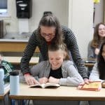 Susan Melendez teaching sixth grade language arts