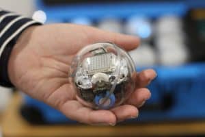 Fourth grade robotics class
