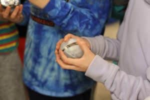 Fourth grade robotics class