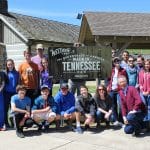 2017 Tennessee E-term, Brian Buchanan, Lizzy Miller, Elwood Yoder and students