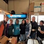 National Honor Society potato bar at the Virginia Mennonite Relief Sale