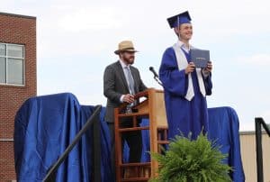 Liam Hughes, commencement 2021