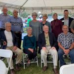 Former faculty and staff meet up at the picnic, homecoming 2021