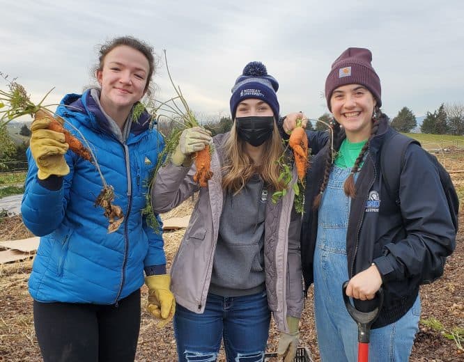 12th grade service at Willow Run Farm