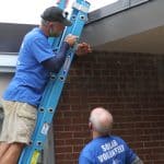 Solar panel installation preparation