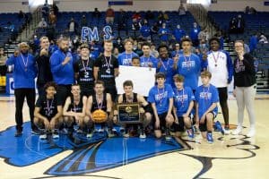 2022 varsity boys basketball team state championship win