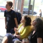 Spectators included Reese Leach '27, Anna Haarer and Jodi Hertzler.