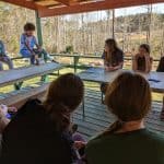 Time with new friends, hosted by the Nanih Waiya Indian Mennonite Church