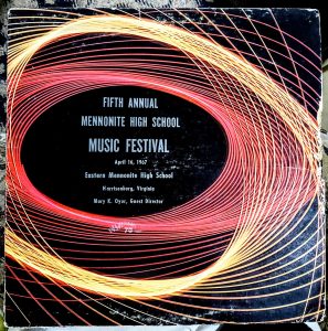 1967 Choral festival vinyl cover