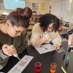 Students in high school science
